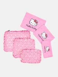 Sinsay - Комплект пътнически органайзери Hello Kitty - розов