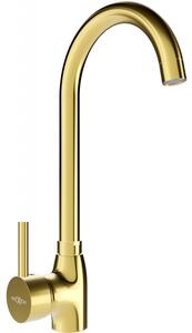 Mexen Telma кухненски смесител, златен - 670200-50