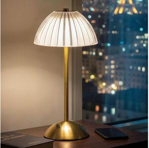 Димируема презареждаема LED настолна лампа PARIS LED/2W/5V 800 mAh златиста
