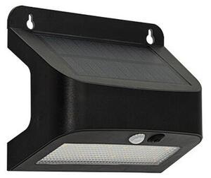 LED соларно стенно осветително тяло със сензор SOLTO LED/6W/3,7V 4000K IP54 2400 mAh черно