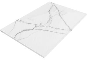 Mexen Hugo правоъгълна душ кабина SMC 120 x 90 см, бял камък - 42159012