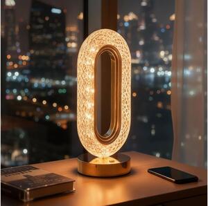 LED димируема презареждаема настолна лампа DUBAI LED/2W/5V 400 mAh златна