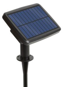 LED RGBIC соларна гирлянда 30xLED/1,3W/3,7V 2200 mAh 14,37 m IP65 черна + дистанционно управление