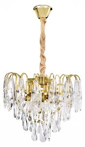 Кристална висяща лампа SWE078-CP 30cm GOLD