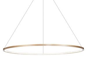 Milagro Lighting LED висяща лампа Saturno, Ø 100 cm, златист, 1-ф., 4.000 K, Злато / месинг, Дневна/трапезария, Алуминий, Модерен