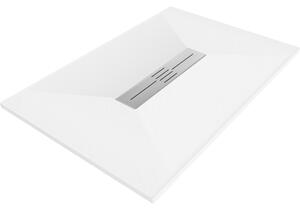 Mexen Toro правоъгълна душ кабина SMC 100 x 80 cm, бял - 43108010