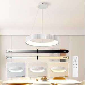 Brilagi - LED димируем полилей FALCON MODERN LED/54W/230V Ø 60 см бял + дистанционно управление
