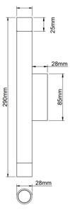Open Design OR84559 - Аплик Q 2xG9/3,5W/230V бяло/златно