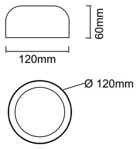 Open Design OR85907 - LED таванно осветително тяло CEDRONE LED/8W/230V CCT Ø 12 см бежово