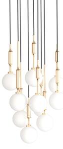 Open Design OR85365 - Златен полилей на кабел ERO 10xG9/8W/230V