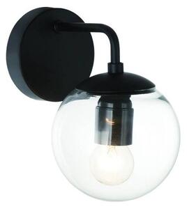 Open Design OR81404 - Стенно осветително тяло BAO 1xE27/8W/230V черен/прозрачен