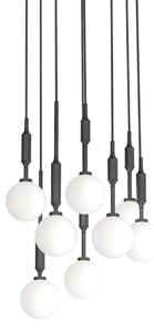 Open Design OR85341 - Подвесен полилей на кабел ERO 8xG9/8W/230V, черен
