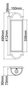 Open Design OR84542 - Стенно осветително тяло LIBERO 2xE14/12W/230V месинг