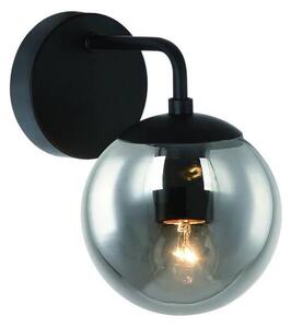 Open Design OR81411 - Настенна лампа BAO 1xE27/8W/230V черна/димчато сива