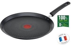 Тиган за палачинки Tefal E2294074, 25 cm диаметър, незалепващо покритие, алуминий, температурен индикатор Thermo-Spot, черен