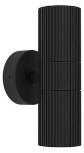Eglo 902038 - Външно стенно осветително тяло TOMELLOSO 2xGU10/28W/230V IP44 черно