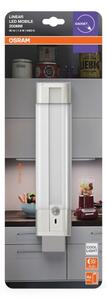 Osram - LED осветително тяло за монтаж под шкаф с сензор LINEARLED LED/1,9W/6V 4xAA 21,4 cm бяло