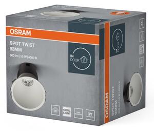 Osram - LED вградено осветително тяло SPOT TWIST LED/10W/230V 4000K Ø 9,3 cm бяло