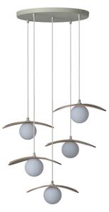 Osram - Висящ полилей на кабел DECOR PEARL 5xG9/5W/230V бежов