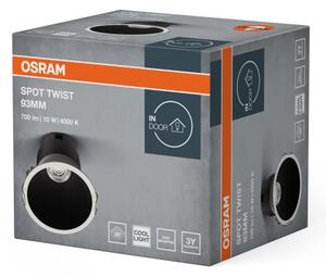 Osram - LED вградено осветително тяло SPOT TWIST LED/10W/230V Ø 9,3 см бяло/черно