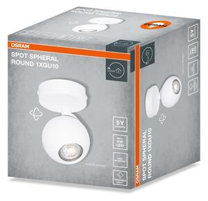 Osram - Точково осветително тяло SPOT SPHERAL 1xGU10/6W/230V бяло
