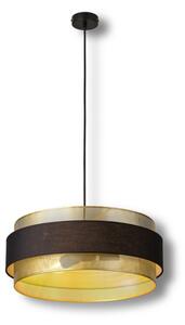 Osram - Полилей на кабел DECOR HORNET 3xE27/10W/230V Ø 50 см черен/златист