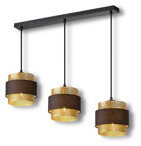 Osram - Висящ полилей DECOR HORNET 3xE27/10W/230V черен/златен