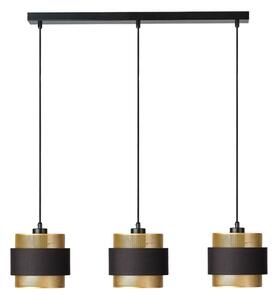 Osram - Висящ полилей DECOR HORNET 3xE27/10W/230V черен/златен