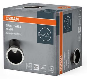 Osram - Вградено LED осветително тяло SPOT TWIST LED/5W/230V 4000K Ø 7 см бяло/черно