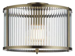 Endon 106265 - Таванно осветително тяло RIDGETON 1xE27/10W/230V, месинг