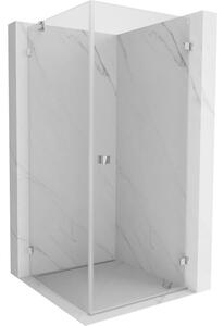 Mexen Lunar-B душ кабина пантираща дясна 90 x 90 см, прозрачна, хром - 832-090-090-01-00-P