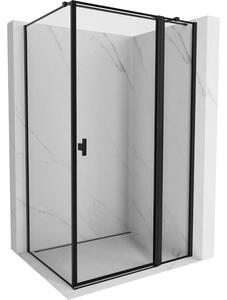 Mexen Mist T кабина за душ с врата дясно отваряне 120 x 90 см, черна рамка, черна - 8A4T-120-090-70-70-P