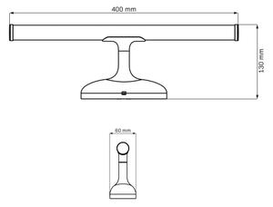 LED Лампа за огледало в баня ARMONA LED/6W/230V 4000K 40 см IP44 хром