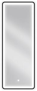 Mexen Coro осветено огледало за баня 45 x 120 cm, LED 6000K, анти-пара, черна рамка - 9817-045-120-611-70