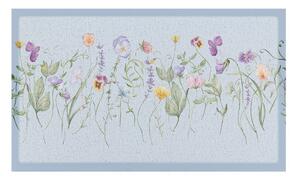 Изтривалка от PVC 40x70 cm Blue Wild Flowers – Artsy Doormats
