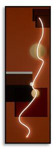 Печатна картина върху платно с включена рамка 50x150 cm LED – Mauro Ferretti