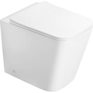 Mexen Cube стояща Rimless тоалетна чиния с плавно падаща тънка седалка, дуропласт, бял гланц - 32924000