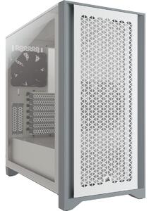 CORSAIR iCUE 4000X RGB Tempered Glass Mid-Tower White case