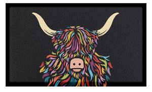Изтривалка от PVC 40x70 cm Highland Cow – Artsy Doormats