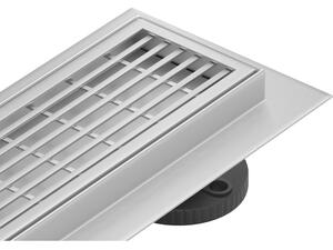 Mexen Flat 360° M33 въртящ се линеен сифон 50 см, инокс - 1033050-40