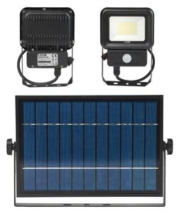 LED външен соларен прожектор с датчик LED/20W/3,7V 6500K IP65 4400 mAh