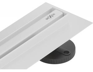 Mexen Flat 360° Slim въртящ се линеен сифон 80 см, бял - 1241080