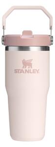 Светлорозов термос от неръждаема стомана 410 ml IceFlow™ Flip Straw 2.0 Tumbler Rose Quartz – Stanley