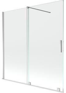 Mexen Velar двукрила плъзгаща се вана 160 x 150 см, прозрачен, хром - 896-160-000-01-01