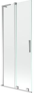 Mexen Velar L параван за вана 2-крила плъзгащ се 80 x 150 см, прозрачен, хром - 896-080-003-01-01