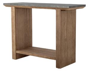Конзолна маса с метална плоча в естествен цвят 40x110 cm Riva – Bloomingville