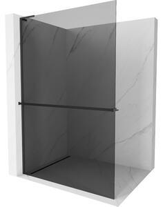 Mexen Kioto+ L душекран с рафт Walk-in 80 x 200 см, графит, черен - 800-080-123-70-40
