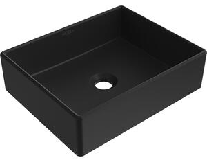 Mexen Goya мивка за плот 40 x 32 см, черен мат - 22184085