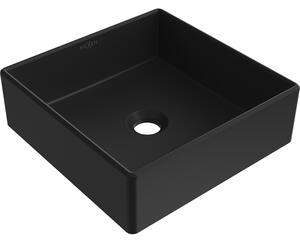 Mexen Goya мивка над плот 35 x 35 см, черен мат - 22183585