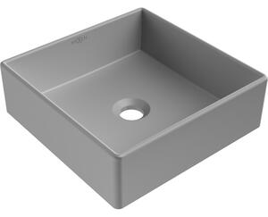 Mexen Goya мивка за плот 35 x 35 см, светло сива мат - 22183561